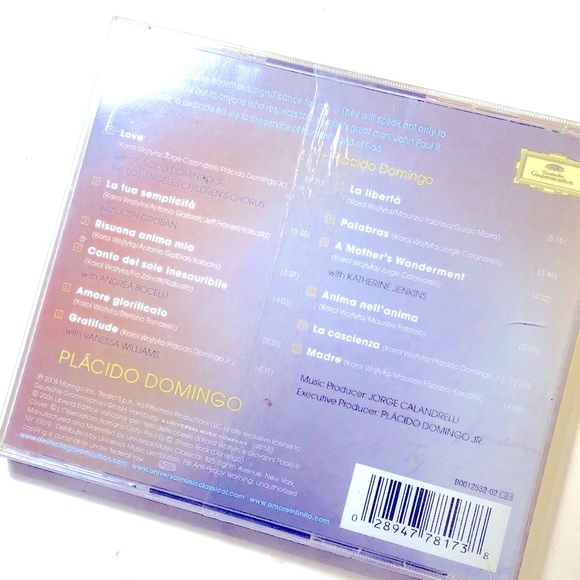 Placido Domingo Amore Infinito CD - Picture 3 of 4